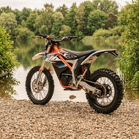 Motocross électrique tout-terrain Yozma Style 9000W, 72V60Ah, vitesse maximale de 110 km/h, autonomie de 100 km, frein à disque double