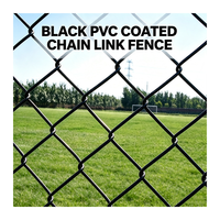 YC Venta al por mayor de cercas de alambre de diamante calibre 6, 9, 10, de 5, 6, 7, 8 pies, paneles de cercas de malla de PVC negra industrial en venta