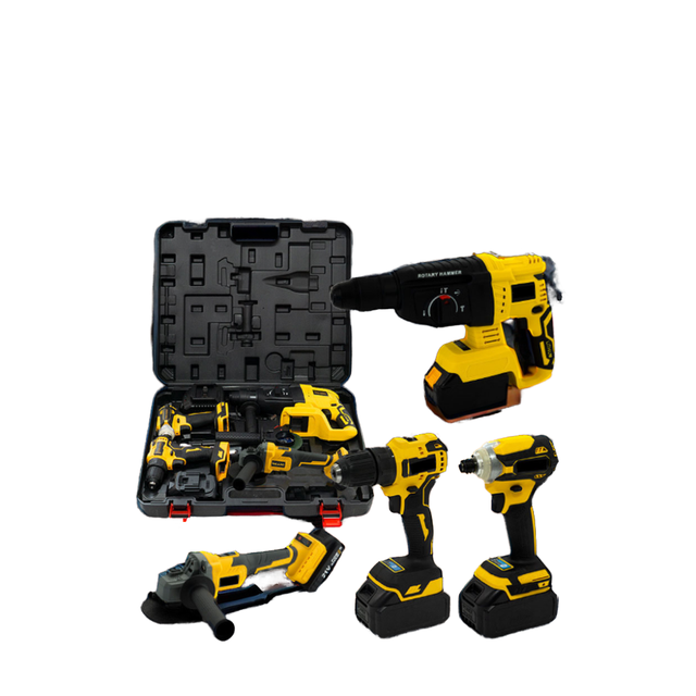 Customizable 21V Cordless Power Tool Kit with Drill Bit Set & Screw Driver Plastic Box Packaging OEM Support