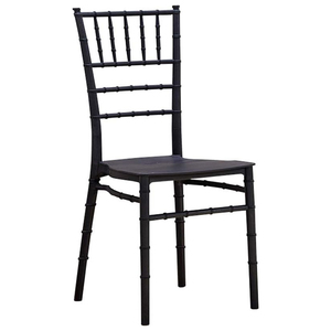 <span class=keywords><strong>Sedie</strong></span> Chiavari Tiffany da Matrimonio all'Ingrosso in Plastica Monoblocco Solida Bianca e Nera in <span class=keywords><strong>Resina</strong></span> PP per Eventi - Product Image 3