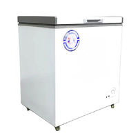 Petit Congélateur Horizontal Commercial à Congélation Rapide de 100 Litres, Congélateur Coffre Mini Réfrigérateur Domestique