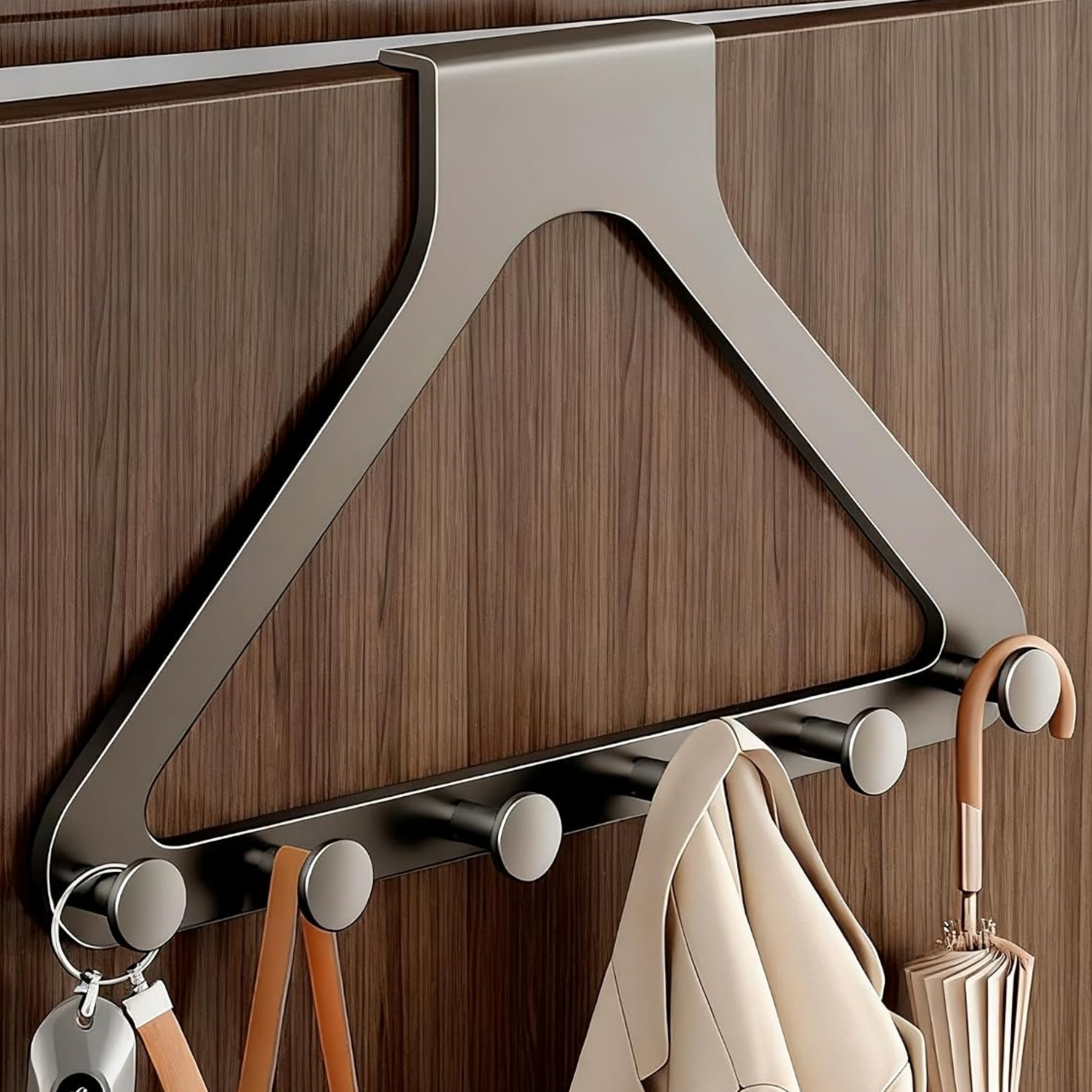 Cintre de porte gris en acier tungstène