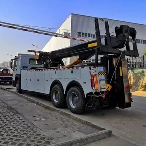 Chinesische 50Ton Road Wrecker Abschlepp wagen Kran mit Howo und Shacman Trucks Optional - Product Image 5