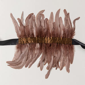 MADESHINE Gargantilla de plumas de estilo gótico para mujer, accesorio negro para graduación, pañuelo para la cabeza, superventas, accesorio para vestido de fiesta de Carnaval - Product Image 5