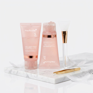 Produits de soin de la peau coréens, masque enveloppant au collagène, Medicube Collagen Overnight Wrapping Peel Off Facial Mask 75ml / 2.53 Fl. oz - Product Image 1