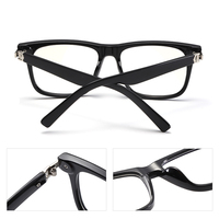 Tom F Herren Gleitsicht-Korrektionsbrille aus italienischem Acetat mit modischem Stil, einfarbig, für Weitsichtigkeit – Markenmodell