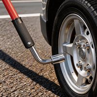 Gato elevador todoterreno de 2T con rueda grande para camiones, SUVs, ATVs y vehículos todoterreno