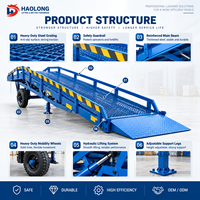 Pont de plate-forme de chargement de rampe de chariot élévateur de capacité de 10 tonnes pour la manutention de palette de déchargement de conteneur pour des fermes état neuf ou utilisé