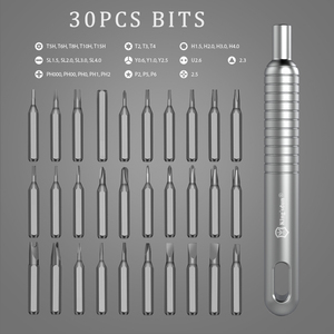 Jeu de tournevis électrique de précision 31-en-1 T5 T6 Kit de réparation d'outils <span class=keywords><strong>Torx</strong></span> pour téléphone montre ordinateur portable bricolage - Product Image 4