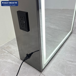 Station <span class=keywords><strong>de</strong></span> salon double face <span class=keywords><strong>de</strong></span> luxe, style moderne, <span class=keywords><strong>miroir</strong></span> <span class=keywords><strong>de</strong></span> salon <span class=keywords><strong>de</strong></span> coiffure, station <span class=keywords><strong>de</strong></span> coiffage pour barbier - Product Image 5