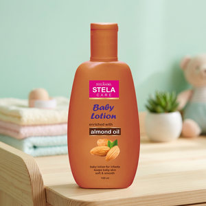 Loción para Bebés Stela Care Almond con Aceite de Almendras Dulces, Loción Corporal Hidratante Suave para Uso Diario, para una Piel Suave, Tersa y Delicada - Product Image 4