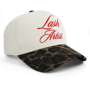 Hb54 दो टोंड कस्टम कढ़ाई लोगो महिला पुरुष एक k फ्रेम विंटेज चीता चीता तेंदुए बेसबॉल कैप - Product Image 2