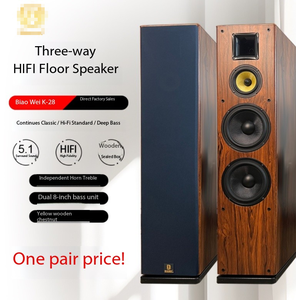 Loa đứng chuyên nghiệp K28 Dual 8 inch thụ động, chất lượng cao, dành cho người yêu âm thanh, chất lượng cao cấp, làm bằng gỗ, dùng cho gia đình - Product Image 4