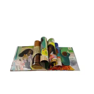 Ciltli fabrika fiyat özel renk CMYK baskı çocuk resim kitapları İngilizce