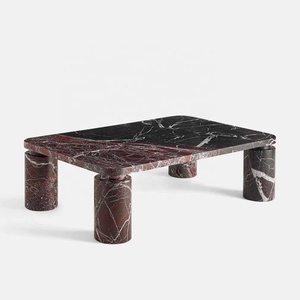 Mesa de Centro de Mármol Blanco Calacatta Viola, Diseño Moderno y Único, Decoración Contemporánea para el Hogar - Product Image 5