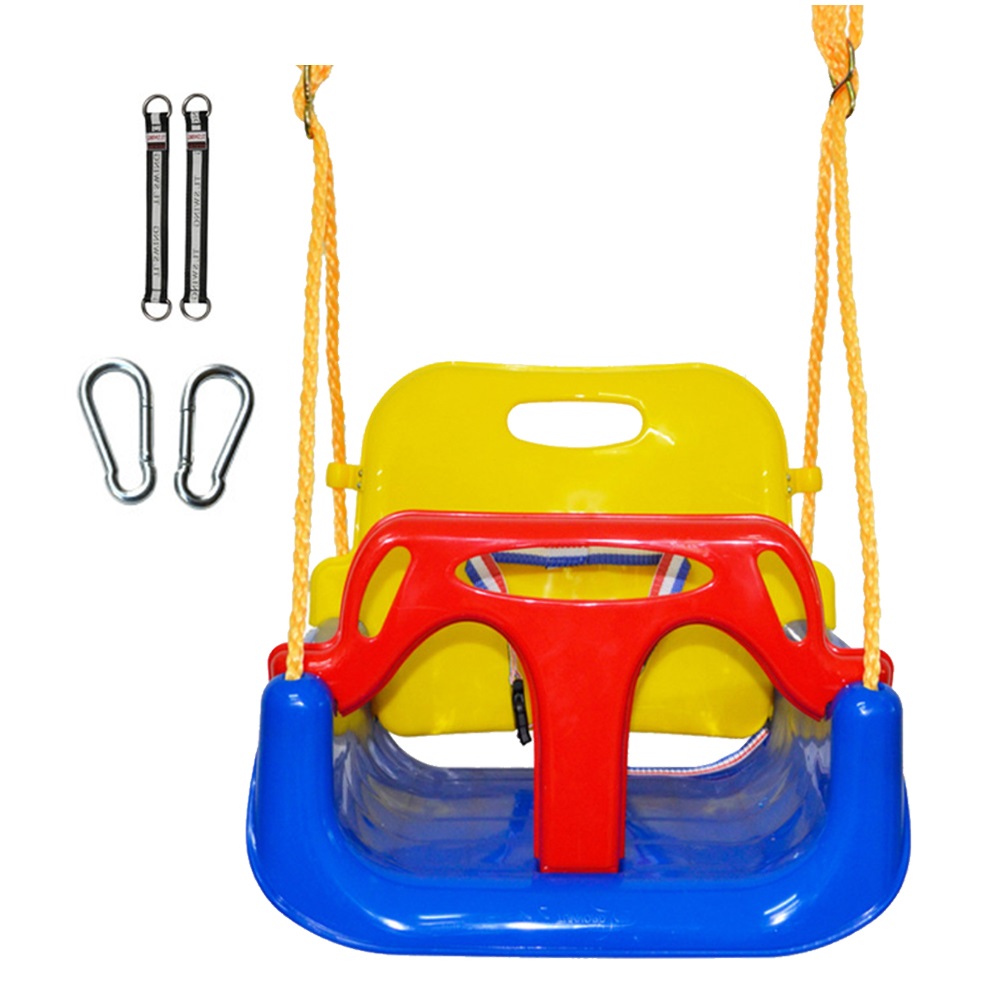 Plastics Wholesale Three-in-one Colorful Belt Swing For Children Free Outdoor Playground Equipment