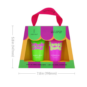 Set de Regalo Corporal Perfumado con Aroma a Cupcakes y Bollos Dulces, con Baño de Burbujas de 100ml y Gel de Ducha de 100ml - Product Image 4