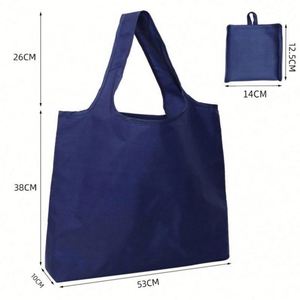 Bolsa de Compras Plegable Grande Personalizada, Lavable y Reutilizable para Mujer, Ecológica, Impermeable, de Tela Oxford, en Bolsa de Transporte - Product Image 2