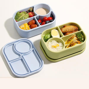Boîte à bento en gros, boîte à lunch pour adultes, contenants à lunch personnalisés pour enfants pour l'école avec 4 compartiments, compatible micro-ondes - Product Image 6