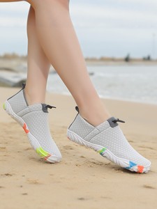 Large Size One-Leg Cut <b>Beach</b> Casual <b>Shoes</b> New Mesh Breathable Soft Sole with Slip-On Closure for Outdoor Summer Activities - Product Image 3