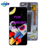 Écran tactile IPS LCD testé 100% fonctionnel avec châssis pour S10 Plus G975/G975F/DS-1, garantie 1 an, compatible Wk20240719