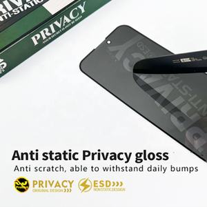 Film de <span class=keywords><strong>protection</strong></span> d'écran anti-espion pour iPhone 11 12 13 14 15 16 Pro Max, confidentialité, anti-statique, <span class=keywords><strong>verre</strong></span> trempé pour téléphone portable - Product Image 4