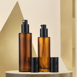 Protección UV Botella de vidrio ámbar Vacío 20ml 30ml 40ml 50ml 60ml 80ml 100mL 120ml Aceites de perfume Suero Botella de <span class=keywords><strong>spray</strong></span> de loción usada - Product Image 1