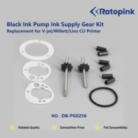 Kit d'engrenages d'alimentation en encre noire Ratopink DB-PG0256, remplacement pour imprimante CIJ Willett