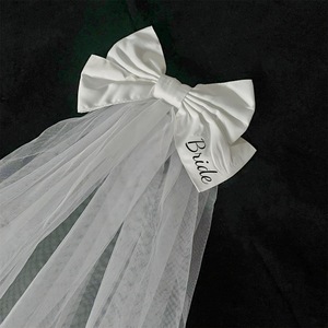 Rubans de voile en gros pour mariages, cadeaux de remerciement personnalisés pour demoiselles d'honneur, <span class=keywords><strong>mariée</strong></span>, et décorations de fête prénuptiale - Product Image 2
