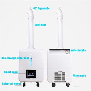 2024 tipo comercial ultrasónico Cool Mist nebulización humidificador difusor invernadero plantación humidificador - Product Image 2