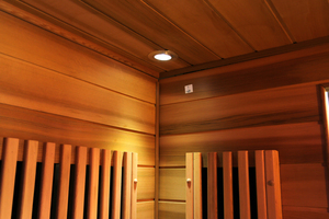 Phòng tắm hơi bằng gỗ ánh sáng đỏ trị liệu phòng tắm hơi thiết kế nhà tắm hơi và phòng kết hợp phòng tắm hơi hồng ngoại xa phòng tắm hơi phòng tắm hơi - Product Image 4