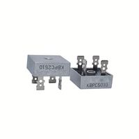 KBPC5010 1510 2510 3510 Puente rectificador monofásico Pila de puente cuadrado 50A 1000V