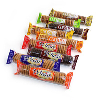 Petit-déjeuner collations halal Vente en gros Biscuits sucrés au lait ronds Biscuits et biscuits chips Biscuit