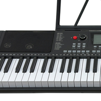 Nuevo Diseño NOUMEN NM-8605, Teclado MIDI con Pantalla LCD de 61 Teclas, Órgano Electrónico, Piano, 500 Timbres/Ritmos, Teclado Dual