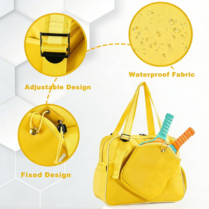 Borsa a Tracolla Personalizzata per Pickleball, Impermeabile in Nylon, per Racchette, Palline e Accessori - Product Image 4