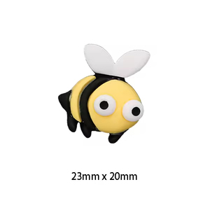 Cabujones de resina con reverso plano y diseño de flores de animales pequeños bonitos para niños, broche de pinza para el pelo, adornos artesanales de resina para uso de recuerdo de niños - Product Image 3