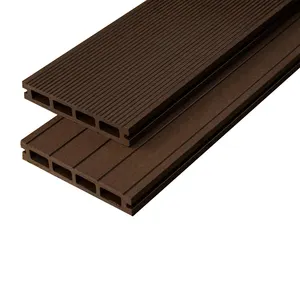 Tablero compuesto de madera para exterior Wpc Decking Floor Board