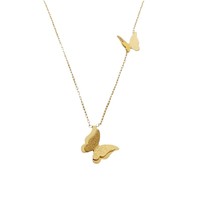 Colliers pendentifs pour femmes en acier inoxydable plaqué or 18 carats, chaînes de style bambou, colliers ras du cou personnalisés, vente en gros