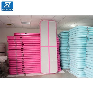 Pink <strong>Gymnastics</strong> Mat <strong>Air</strong> <strong>Track</strong> in <strong>Gymnastics</strong> Tumbling Mat - Product Image 1