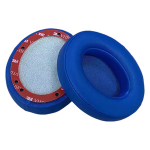 Coussinets d'oreille de remplacement pour écouteurs Beats Studio 2/3, coussinets d'oreille confortables en éponge douce, coussinets d'oreille en cuir protéiné de qualité supérieure - Product Image 5