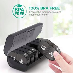 Hot Sale Plastic Weekly <b>Tablet</b> Organizer 14 Compartments Sorter Box Stock Pill Storage With PP Material - Product Image 2