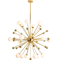 Lustre LED en verre de Murano moderne Plafonnier Luminaire de plafond nordique pour le salon