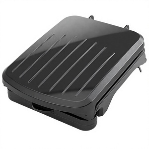 เตาปิ้งย่างไฟฟ้าเซรามิกแบบแผ่นเดียว George Foreman รุ่น Classic สำหรับ 2 ที่นั่ง พร้อมที่กดทำพานินี พื้นผิวเคลือบกันติด สำหรับใช้ในครัวเรือน สีดำ - Product Image 3