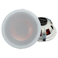 Altavoz de techo de audio pasivo de 8 pulgadas de alta calidad, sistema de sonido de cine en casa bidireccional coaxial de 25 vatios, sistema de megafonía