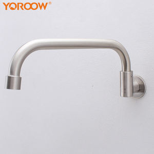 <span class=keywords><strong>Grifo</strong></span> de cocina semiautomático de agua fría de un solo orificio de acero inoxidable 304, <span class=keywords><strong>grifo</strong></span> de cocina de montaje en pared - Product Image 1