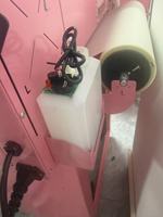 Imprimante DTF Haolic A2 neuve avec shaker à poudre rose, machine d'impression rapide grand format 16,5 pouces pour les boutiques de t-shirts et les entreprises à domicile
