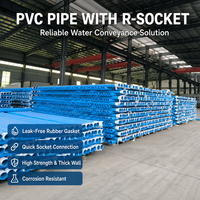 Tuyau d'alimentation en eau en PVC, résistant au gel, conforme aux normes sud-africaines, avec joint d'étanchéité, de 75 mm à 500 mm, bleu, vert, gris, pour vignobles