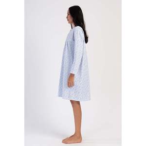 KADIN PATLI UZUN KOL IKI IPLIK GECELIK - AZUL - AZUL - Product Image 3