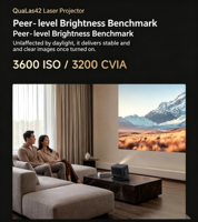 Projecteur laser tricolore 4K 3D XGIMI RS30 Pro 3200CVIA avec zoom et cardan, projecteur XGIMI 4K