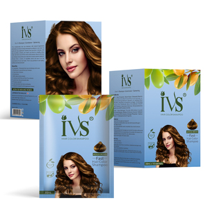 IVS Hot Selling <strong>Hair</strong> Dye Products Indonesia Black <strong>Hair</strong> <strong>Color</strong> Shampoo <strong>Hair</strong> <strong>Color</strong> 30ml*10 Sachets